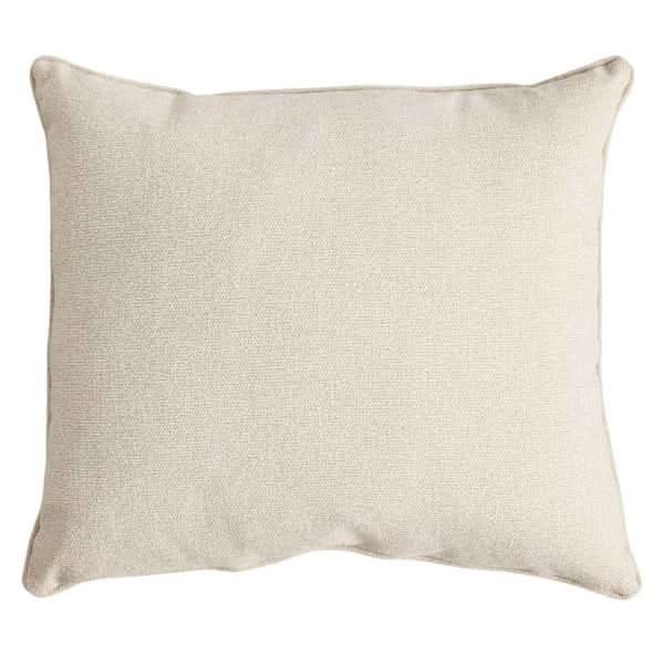 Dove Woven Luxe Outdoor Corded Back Cushion