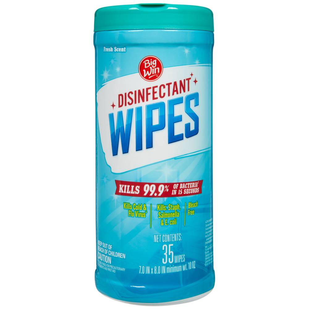 Big Win Disinfectant Wipes (35 ct)