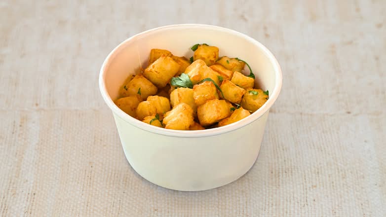 Halloumi Popcorn (V)