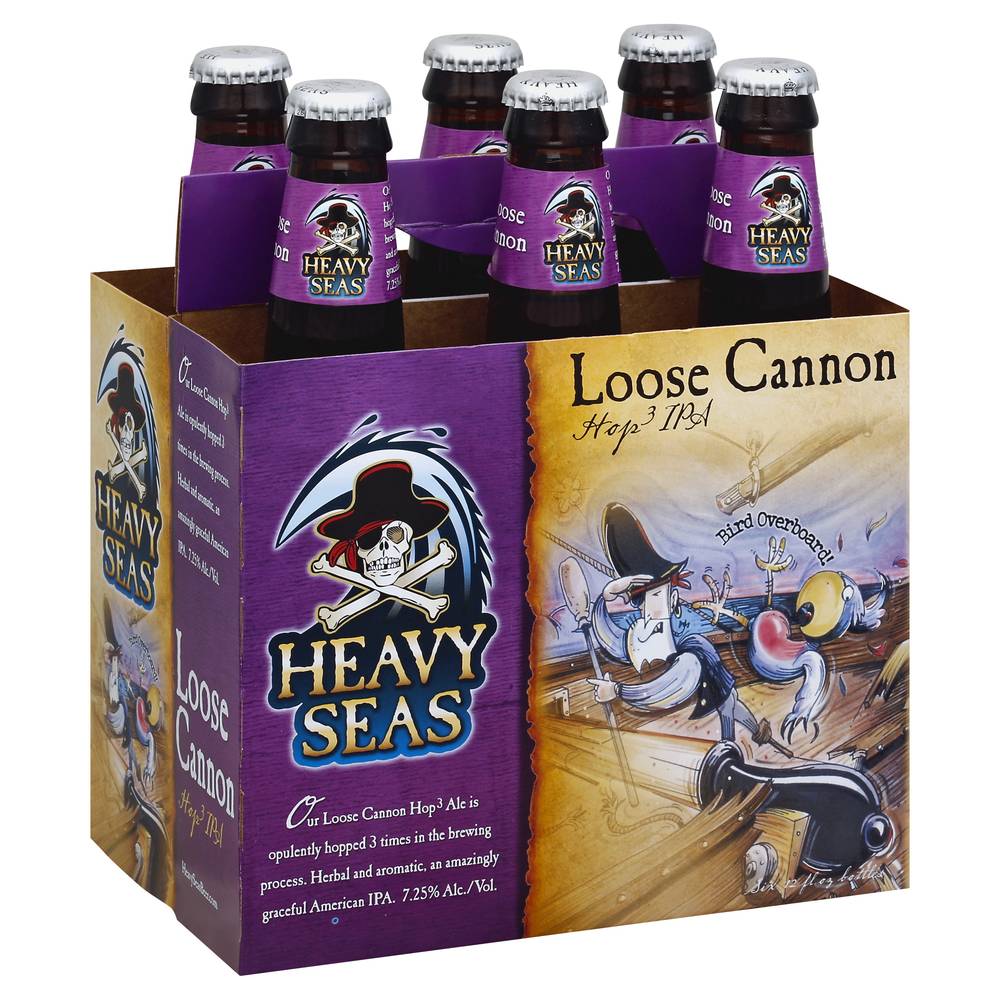 Heavy Seas Loose Cannon Hop Ipa Beer (6 pack, 12 fl oz)