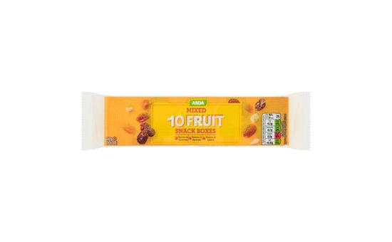 Asda Mixed Fruit Snack Boxes 10 x 14g (140g)