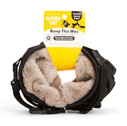 EveryYay Snooze Fest Animal Hanging Tunnel, Small/Medium, Black