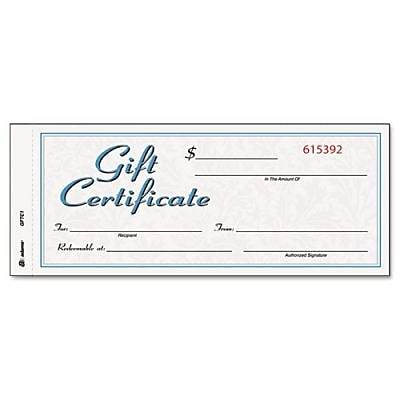 Adams Gift Certificates (25 ct)