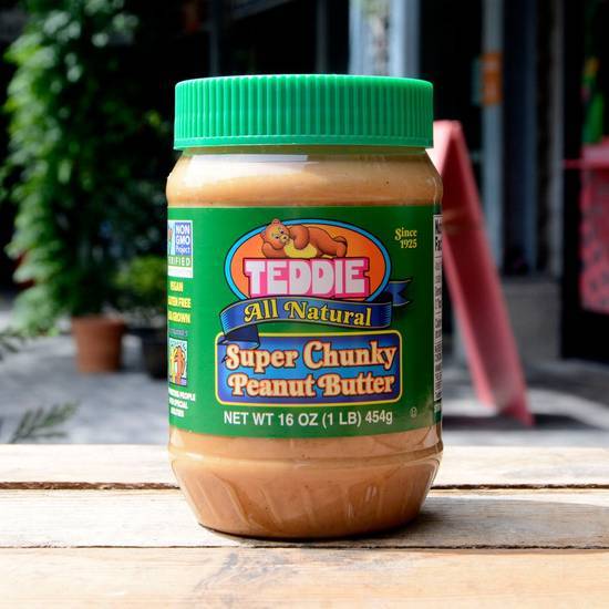 Teddie All Natural Peanut Butter - Super Chunky (16 oz)