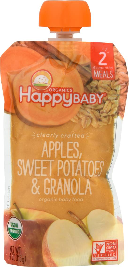 Happy Baby Apples Sweet Potatoes & Granola Baby Food