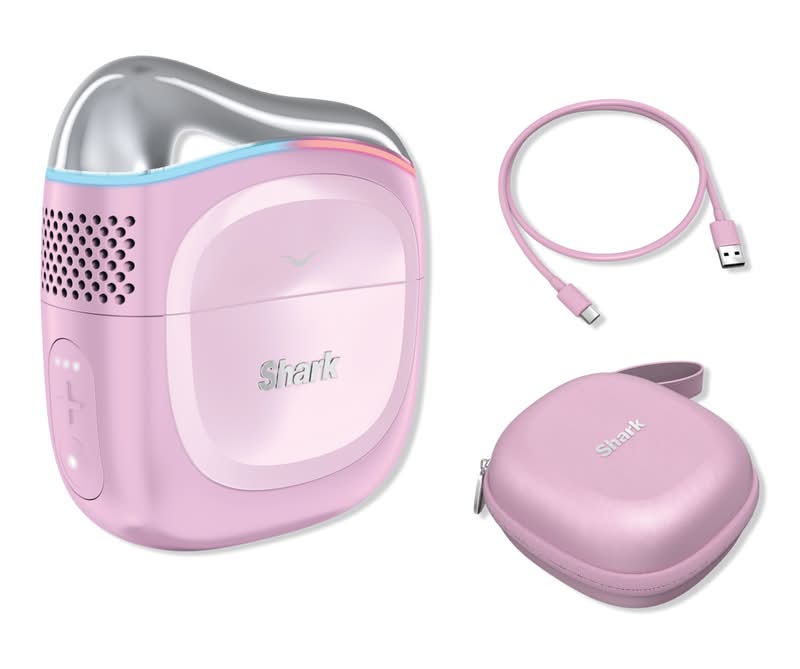 Shark Beauty Depuffi Instant Hot + Cold Contrast Therapy Pink