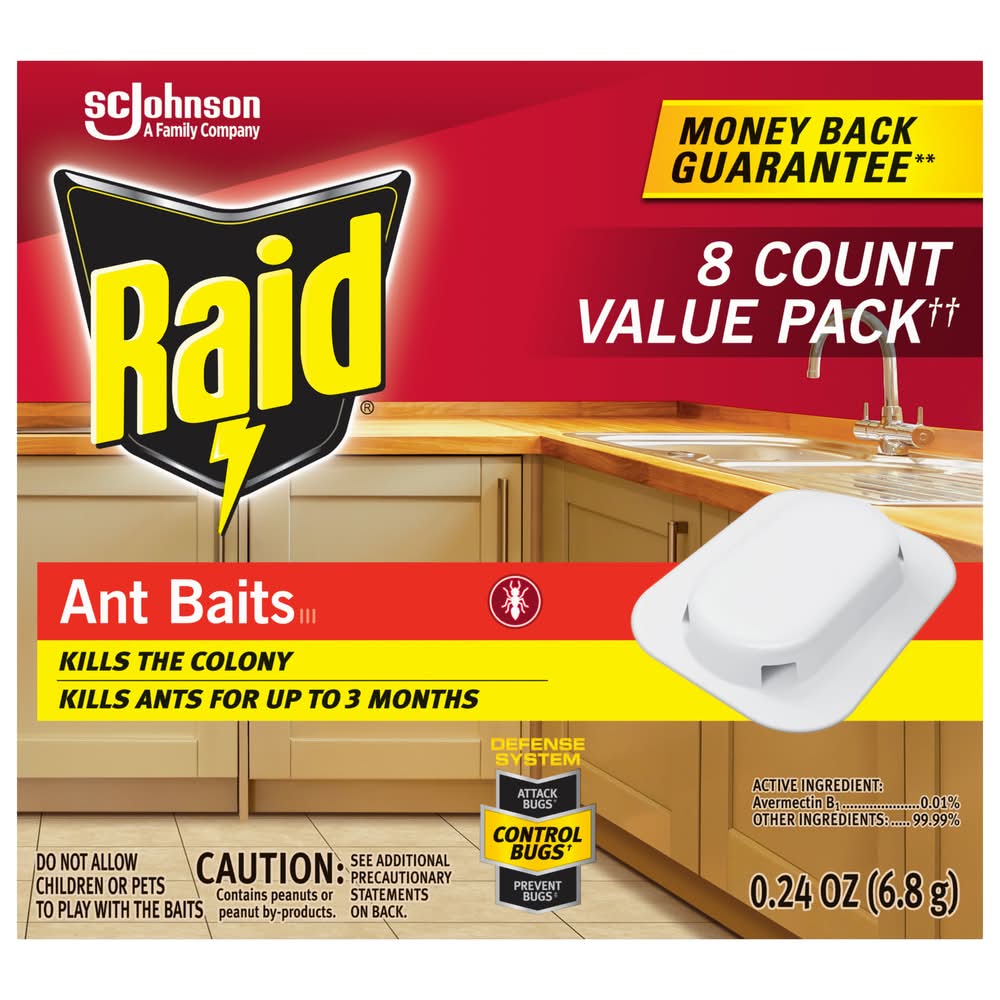 Raid Scjohnson Ant Killer Traps For Home Use (0.24 oz, 8 ct)