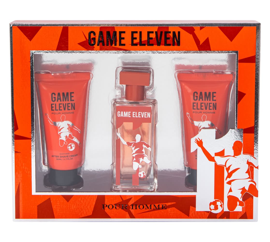 Mens Game Eleven Pour Homme Fragrance Gift Set 3-Piece