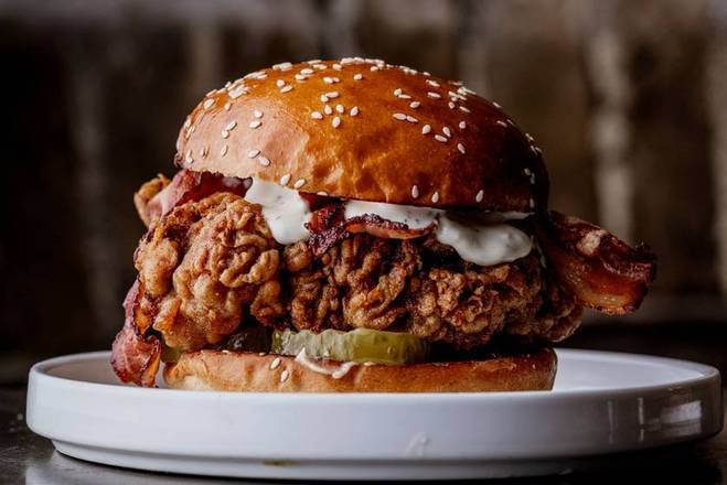 Krispie Fried Chicken Burger