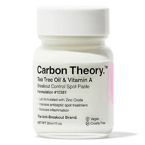 Carbon Theory Tea Tree Oil & Vitamin A Breakout Control Spot Paste - 1.0 oz