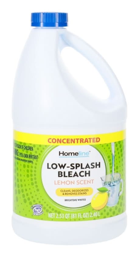 Homeline Low Splash Bleach, Lemon (81 fl oz)