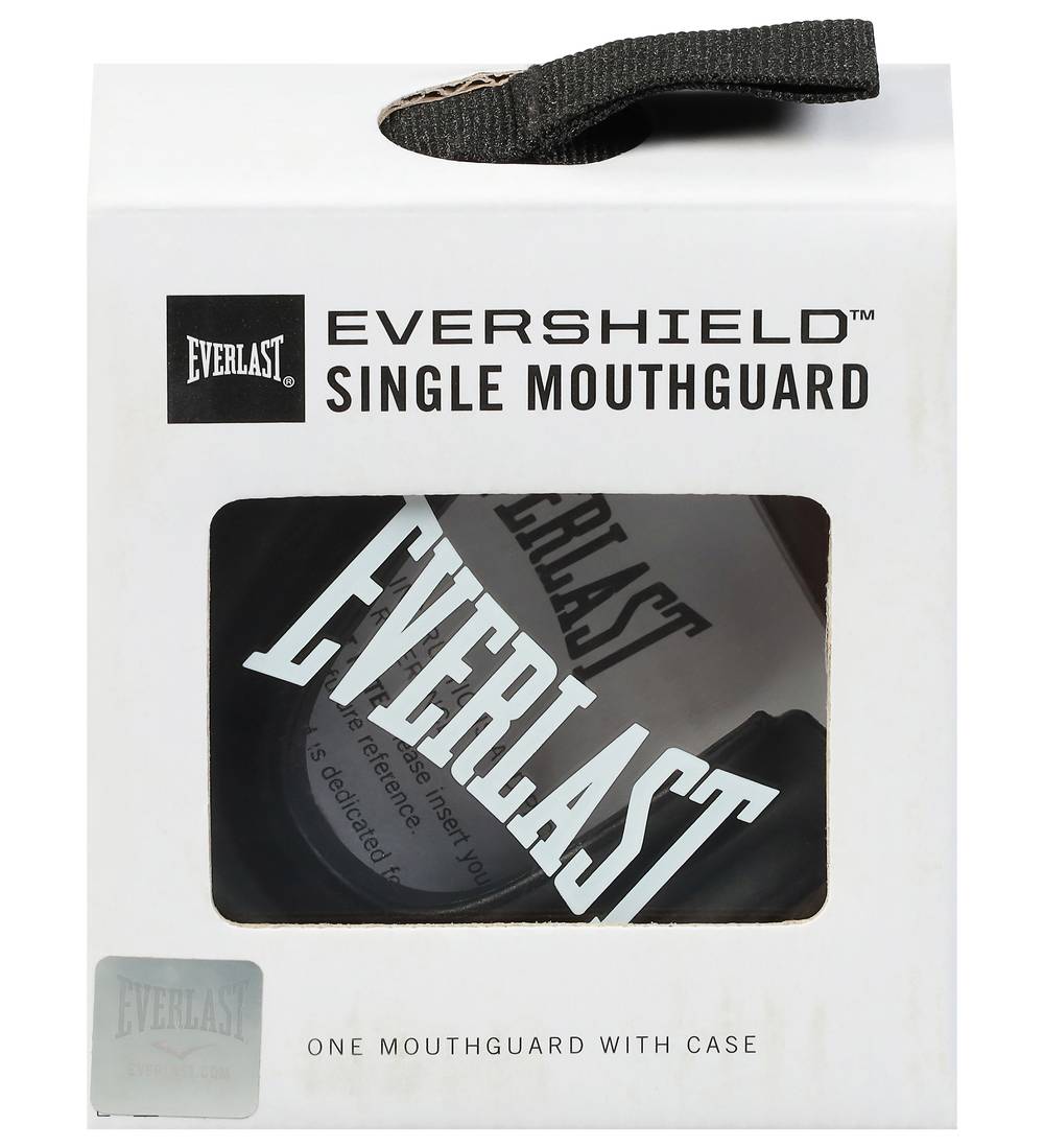 Everlast Evershield Single Mouthguard, Black
