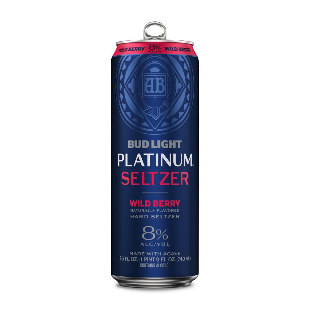 Bud Light Wild Berry Platinum Seltzer (25 fl oz)