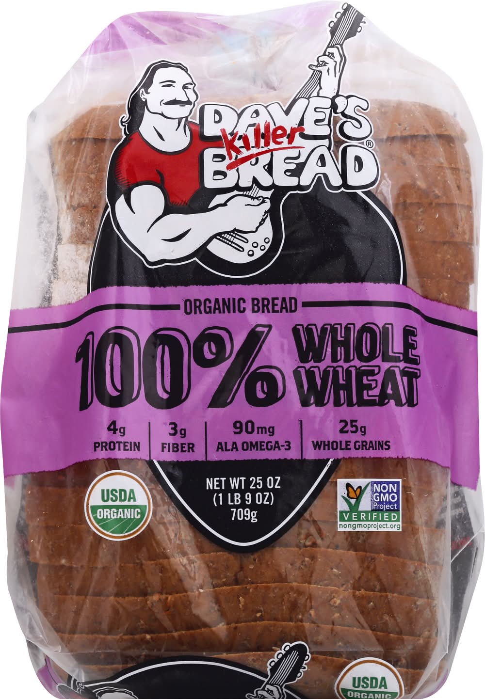 Dave's Killer Bread Organic 100% Whole Wheat Bread (25 oz)