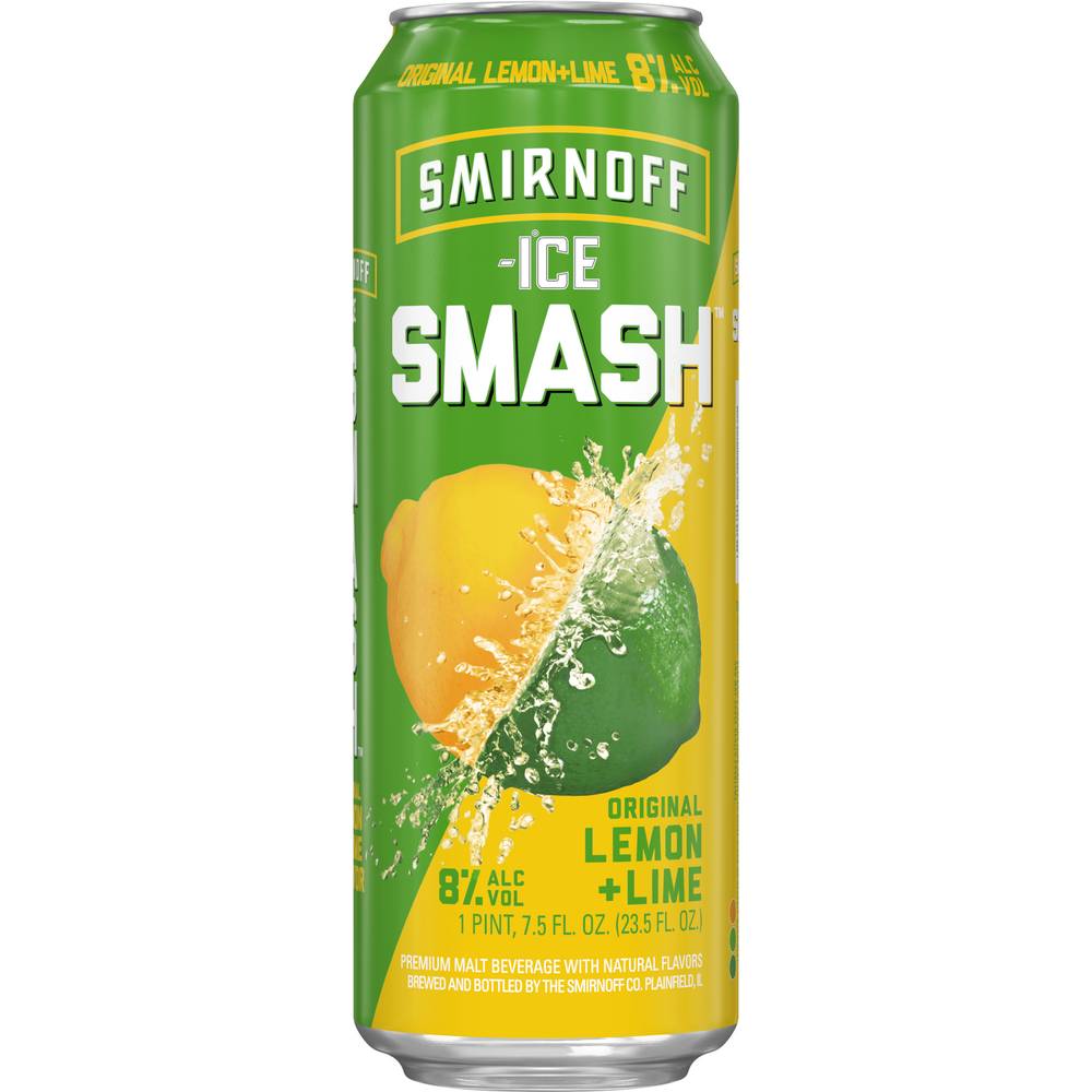 Smirnoff Ice Smash Original Malt Beer (23.5 fl oz) (lemon & lime)