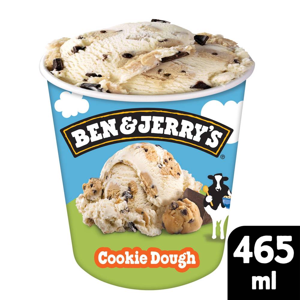 SAVE £2.20 Ben & Jerry's Cookie Dough Vanilla Ice Cream Tub 465ml