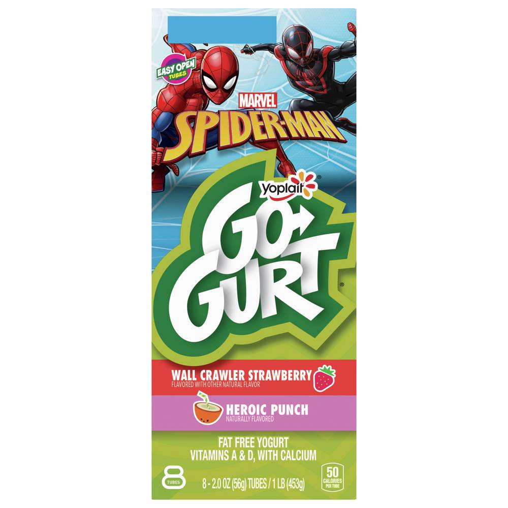 Go-Gurt Marvel Avengers Strawberry/Heroic Punch Yogurt (1 lbs)