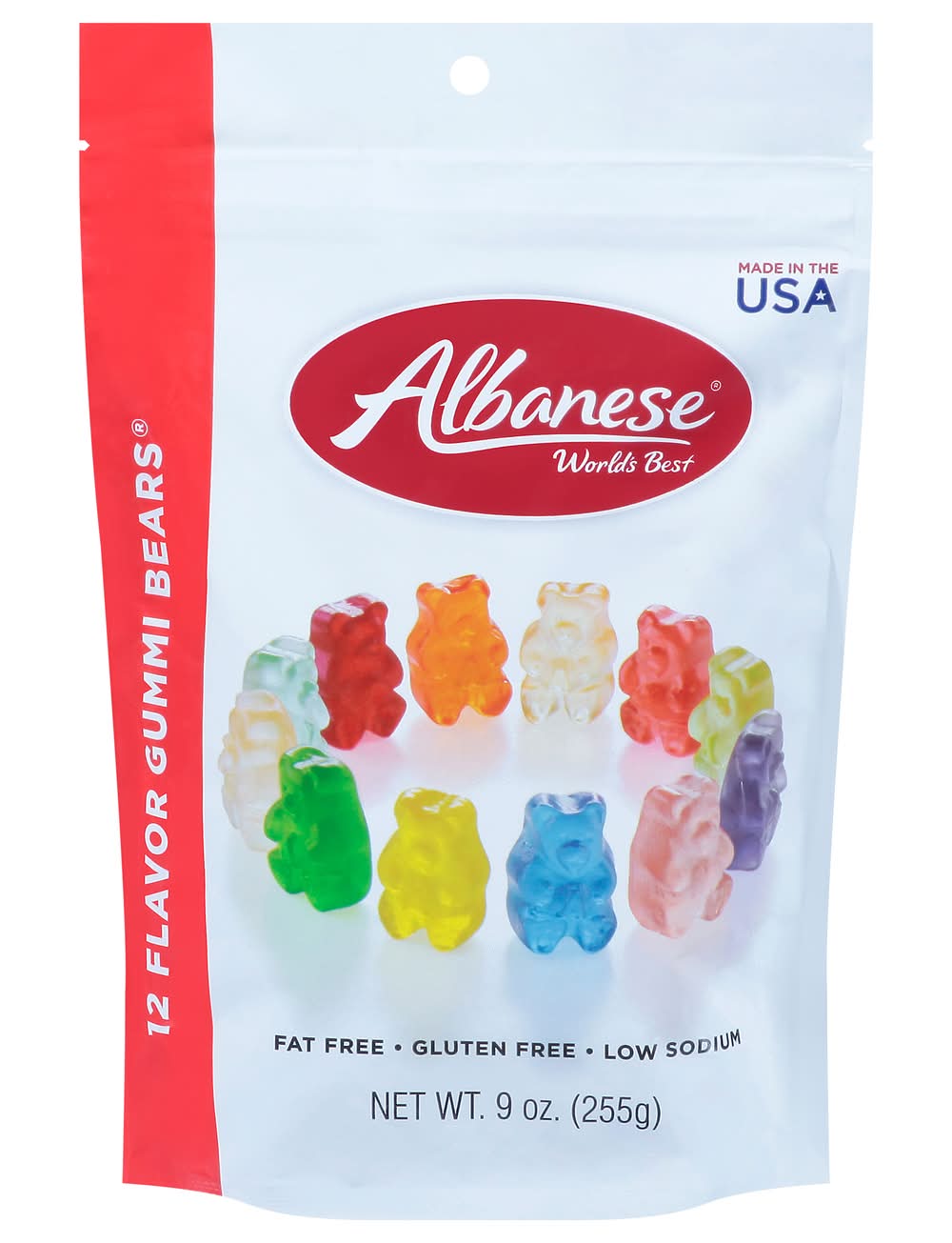 Albanese World's Best Gummi Bears Candy, Assorted (9 oz)