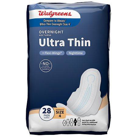Walgreens Ultra Thin Maxi Pads With Flexi Wings