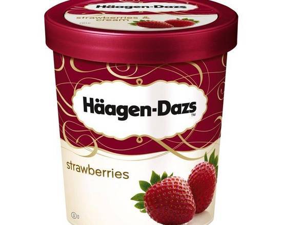 哈根達斯草莓冰淇淋-冷凍 | 473 ml #24001560
