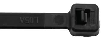 TruHome Mr. Brands Cable Tie, 4 in, Black (100 ct)