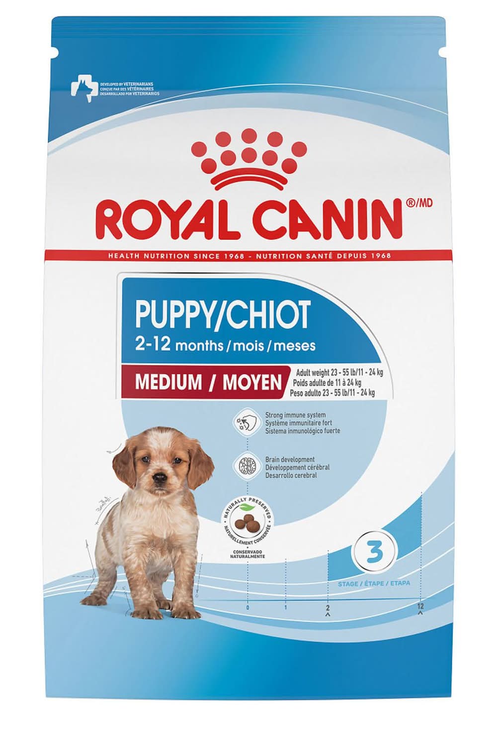 Royal Canin Size Health Nutrition Medium Puppy Dog Food, 4 lb