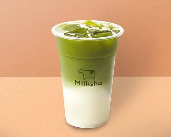 玄米抹茶鮮奶 Genmai Matcha Milk Tea