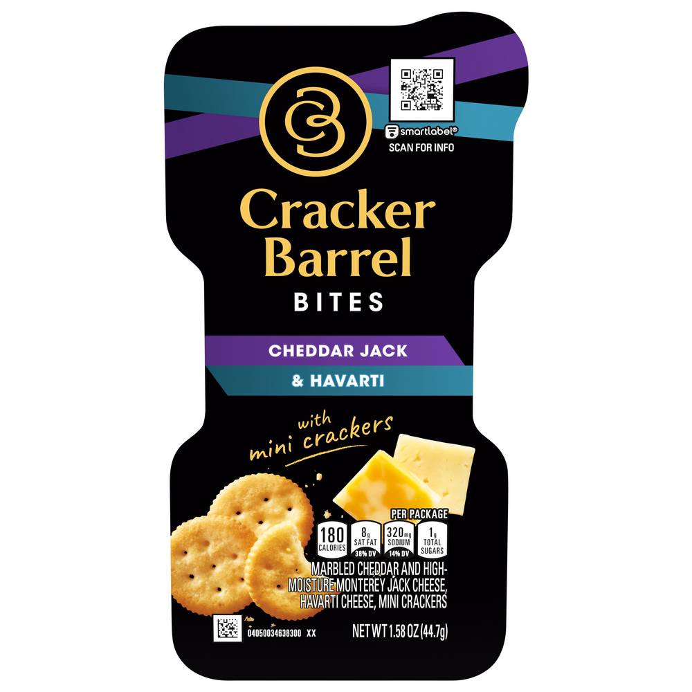 Cracker Barrel Cheddar Jack & Havarti Bites (1.6 oz)