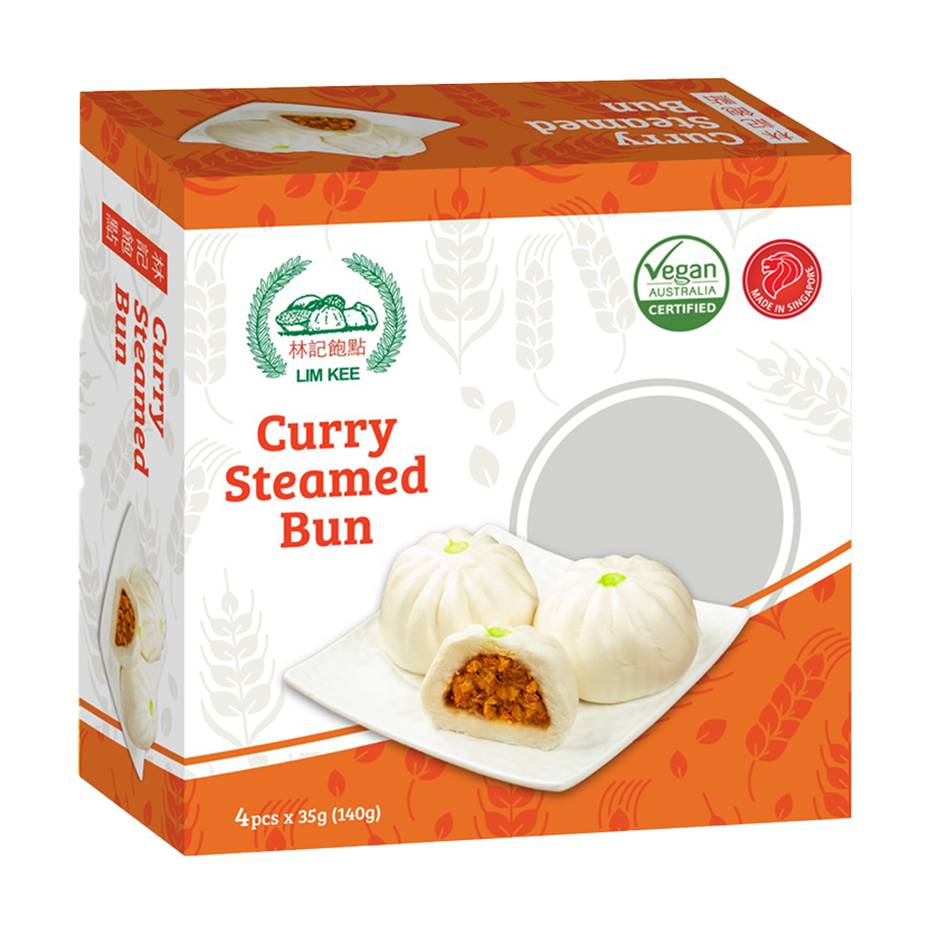 LIM KEE Veg Curry Steamed Buns (4 pack)