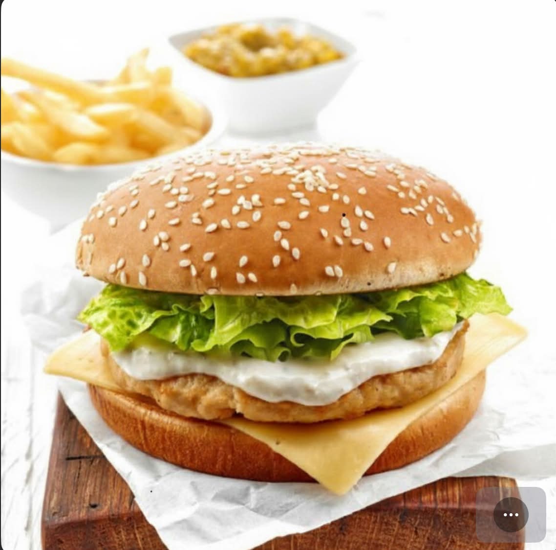 Chicken burger seule