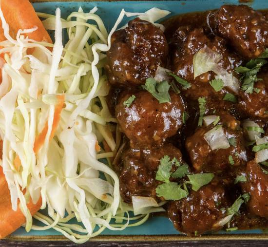 Mango Manchurian Sizzler (spicy)