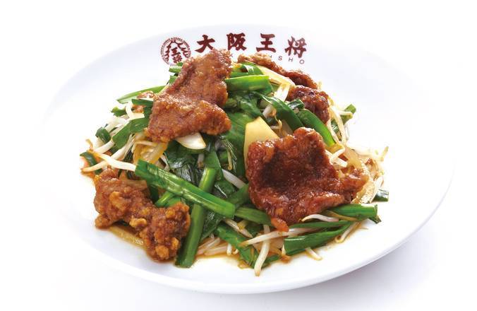 レバニラ炒め Fried Chinese Chive and Liver