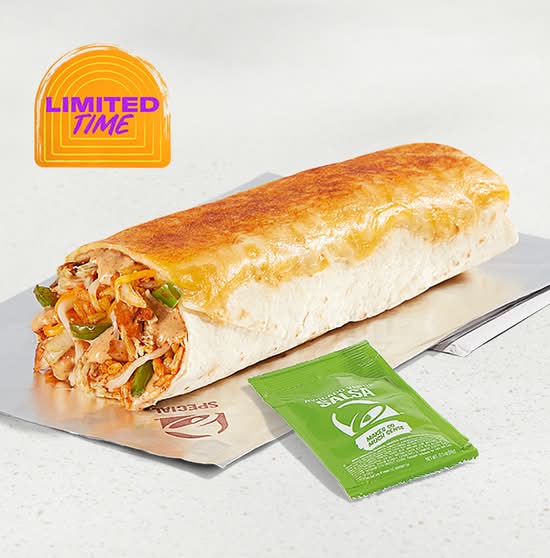 Cantina Chicken Fajita Grilled Cheese Burrito