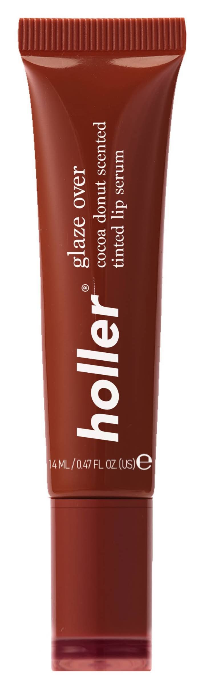 Holler and Glow Glaze Over Cocoa Donut Scented Tinted Lip Serum - 0.47 fl oz