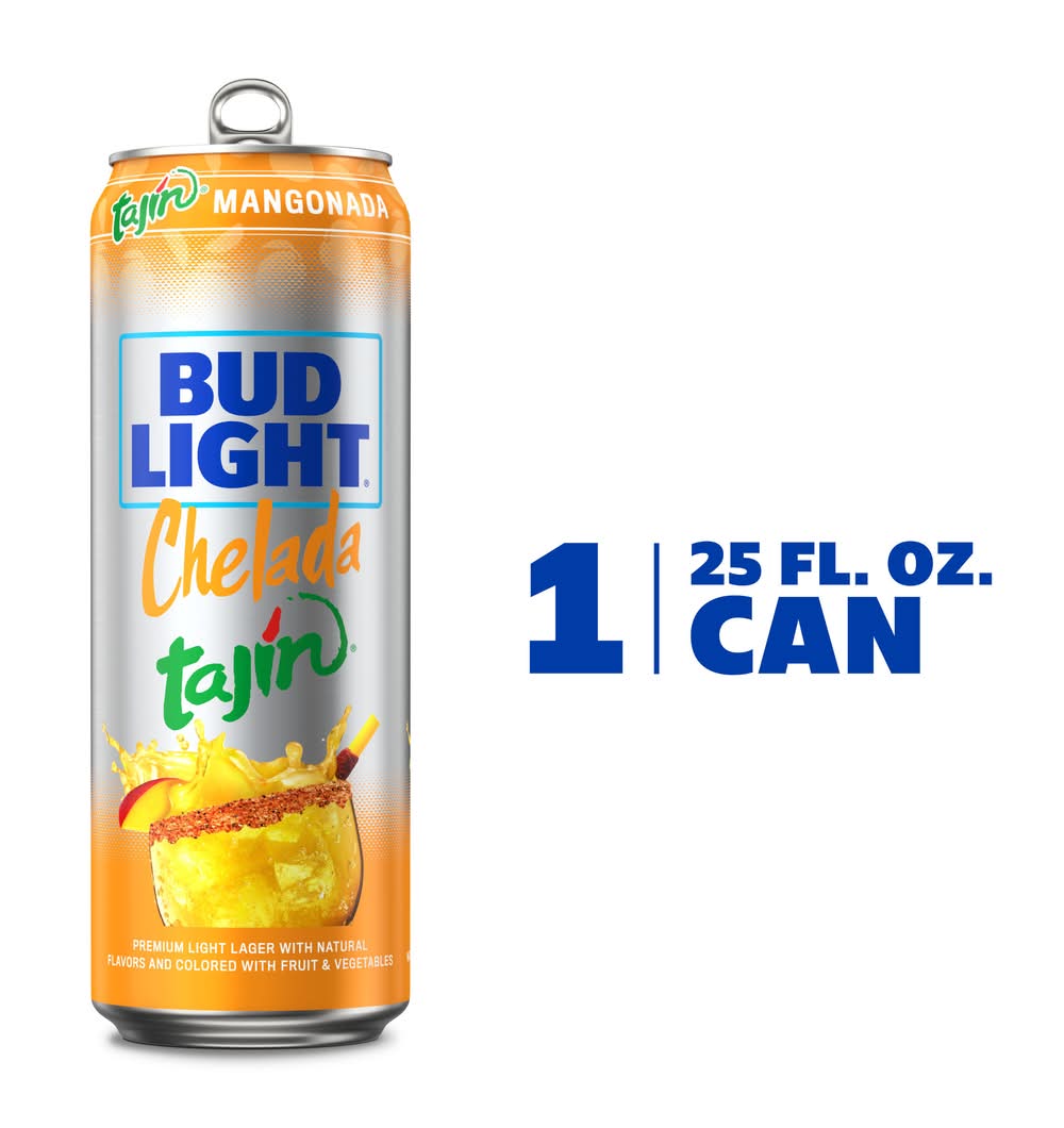Bud Light Chelada Mangonada Beer, Chelada (25 fl oz)