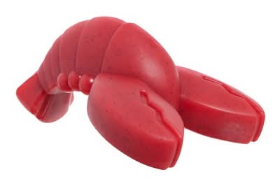 Bark Gnawbster Under the Seams Dog Animal Toy, Red