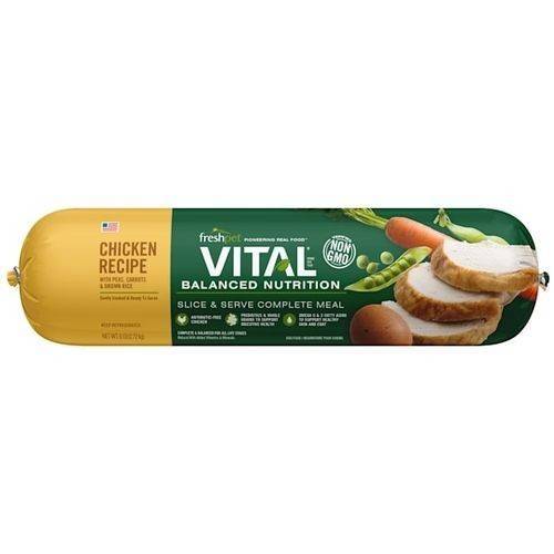 Freshpet Vital Balanced Nutrition Chicken and Whole Grain Fresh Dog Food (1 lb roll)