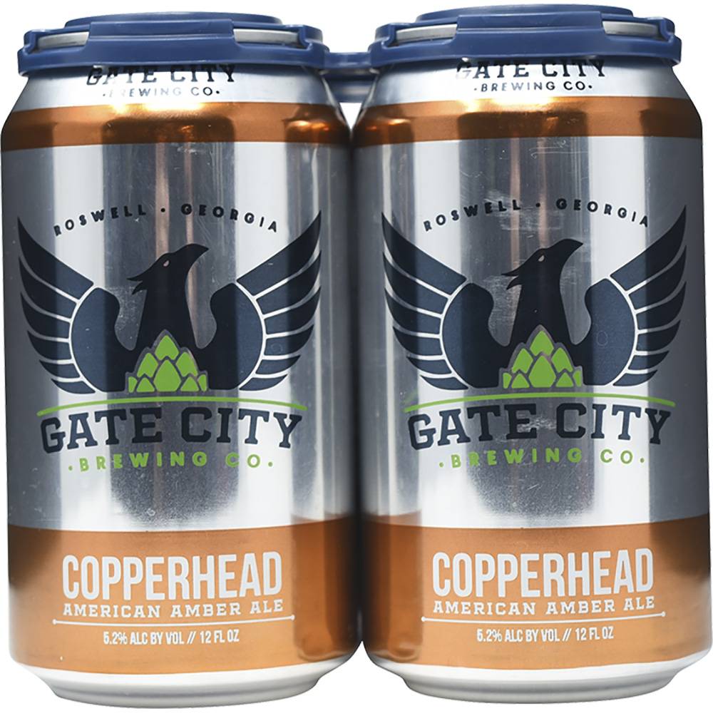 Gate City Brewing Company Copperhead American Amber Ale Beer Delivery ...
