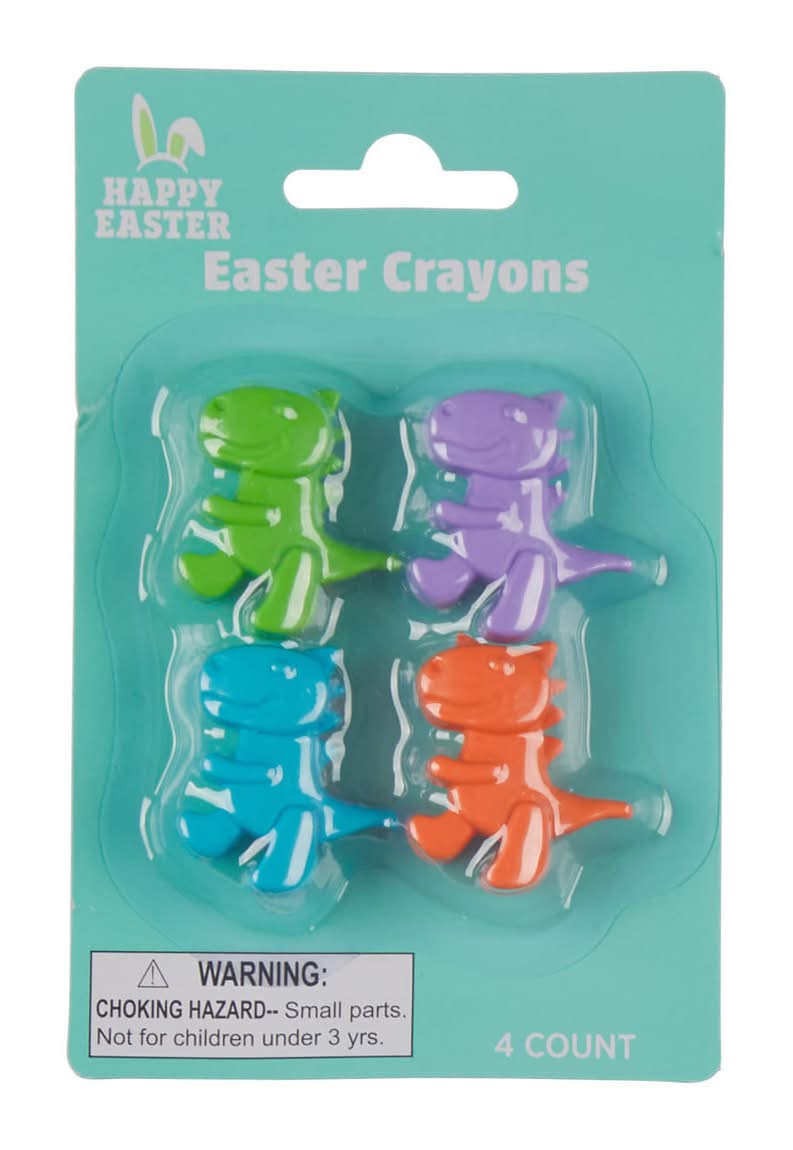 Happy Easter Crayons 4 Ct Assorted