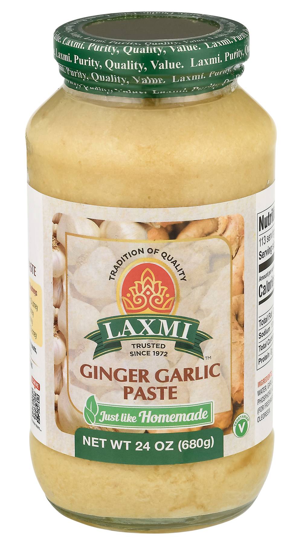 Laxmi Ginger & Garlic Paste (24 oz)