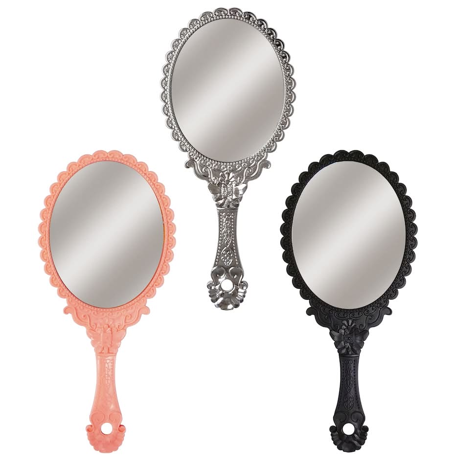 Fancy Mirror With Handles, 1-ct.