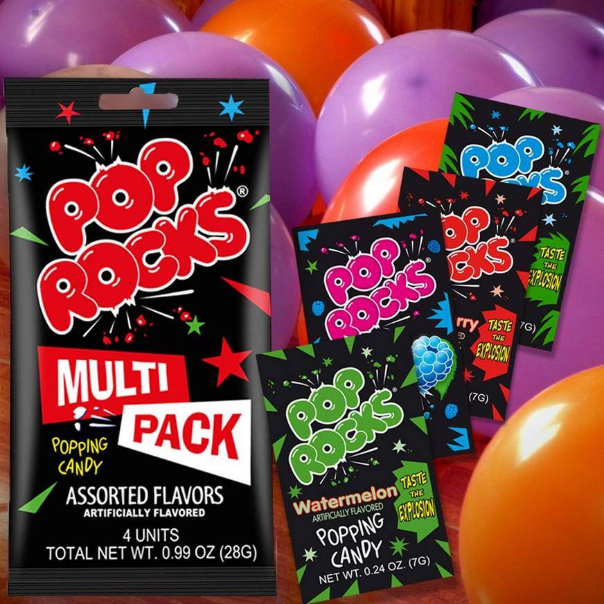 Pop Rocks Multipack Assorted Flavors Popping Candy (0.99 oz)
