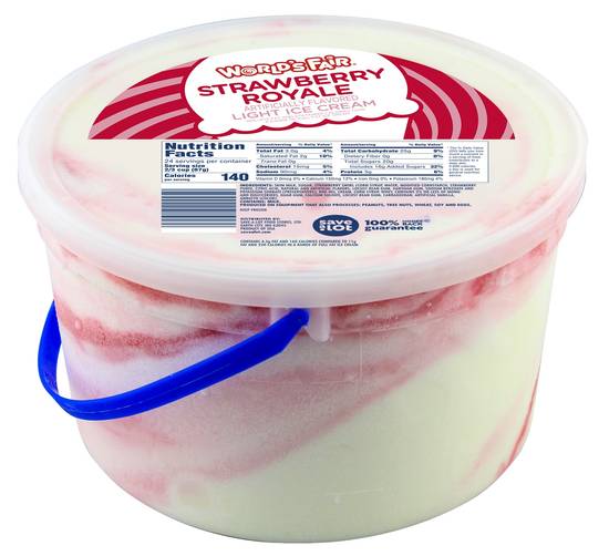 World's Fair Royale Light Ice Cream (strawberry)
