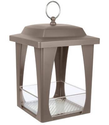 Nature's Way Bird Products 4 Cup Fly Thru Tray Bird Feeder 10" Taupe
