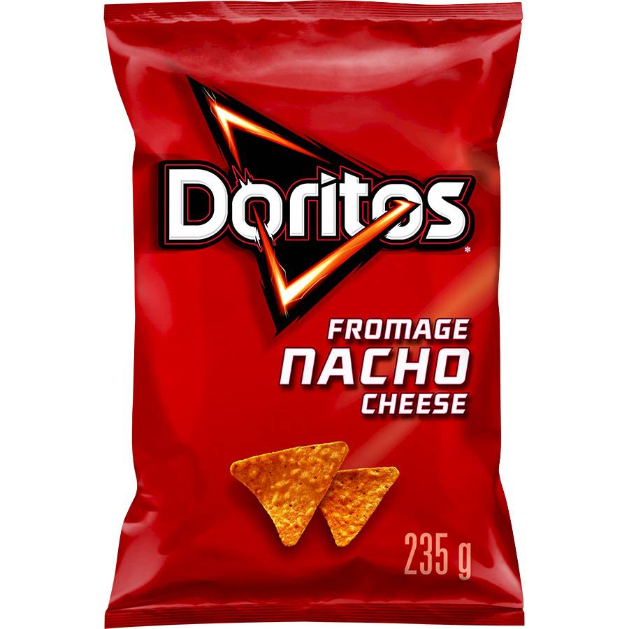 Doritos Fromage Tortilla Chips, Nacho Cheese (235 g)