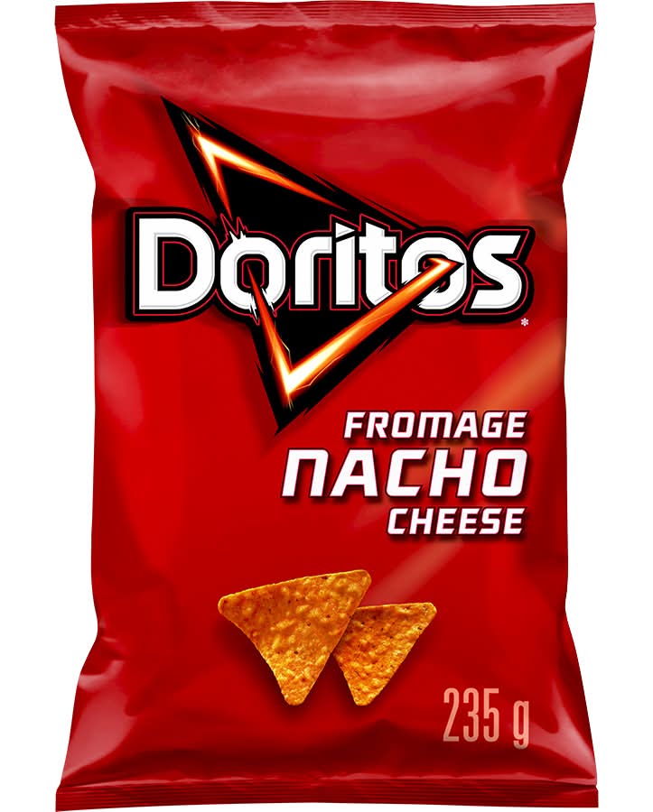 Doritos Fromage Tortilla Chips, Nacho Cheese (235 g)
