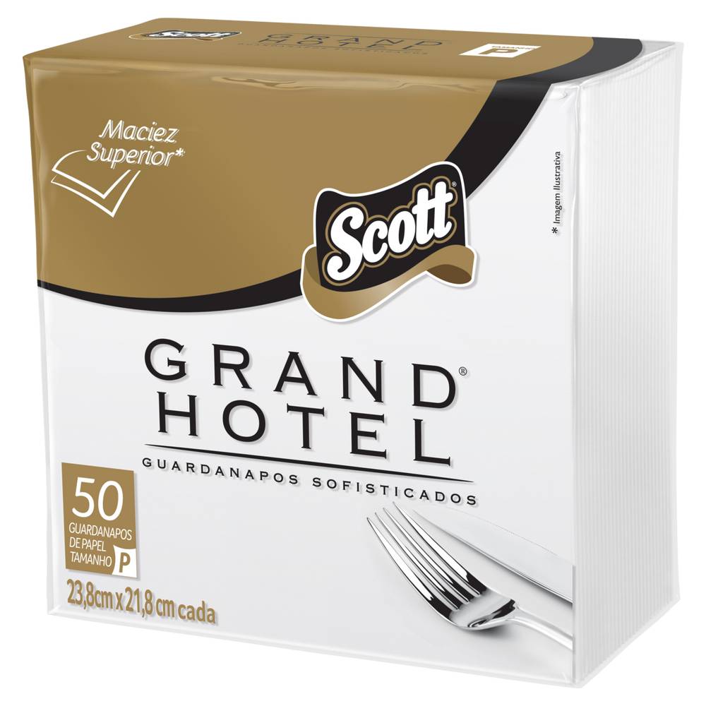 Scott guardanapos de papel grand hotel p (50 unidades)