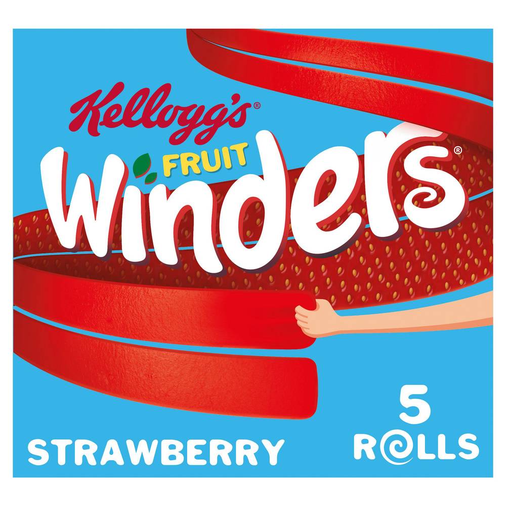Kellogg's Fruit Winders Strawberry Snack 5x17g
