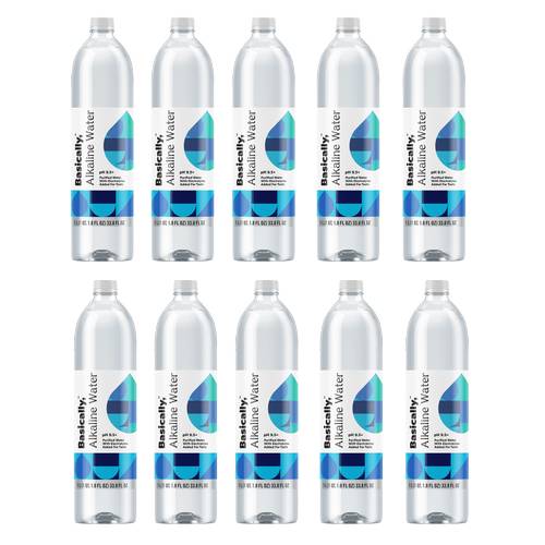 Basically, 1L Alkaline Water with Electrolytes (Pack of 10)