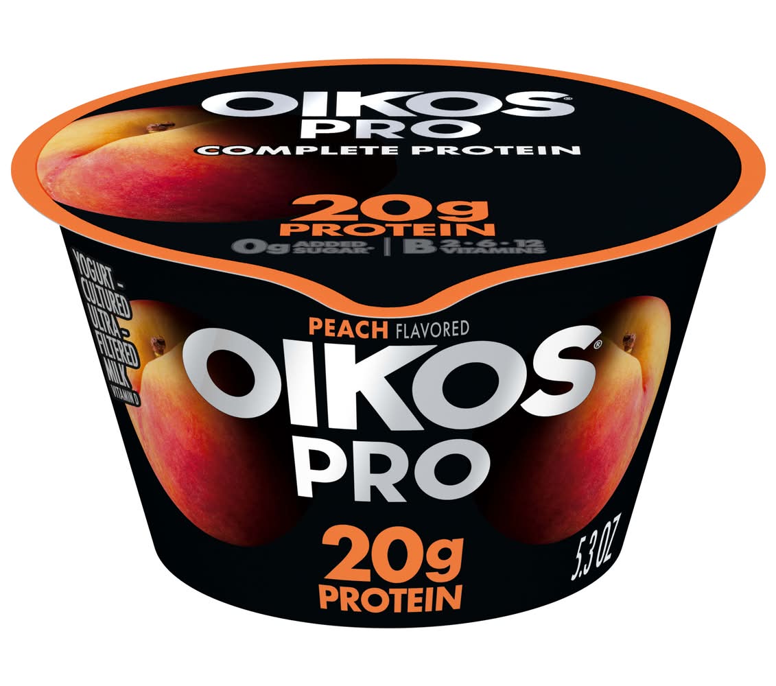 Oikos Pro 2% Milkfat Yogurt, Peach (5.3 oz)